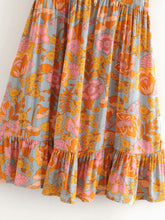 Load image into Gallery viewer, Short Sleeve Floral Print Mini Dress