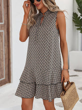Load image into Gallery viewer, Print Sleeveless Mini Dress