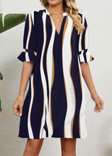 Load image into Gallery viewer, Striped Print Mini Dress