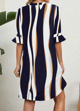 Load image into Gallery viewer, Striped Print Mini Dress