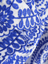 Load image into Gallery viewer, Long Sleeve Embroidered Hollow Out Mini Dress