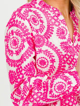 Load image into Gallery viewer, Long Sleeve Embroidered Hollow Out Mini Dress