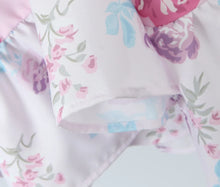 Load image into Gallery viewer, Colorblock Multi Floral Print Straps Mini Dress