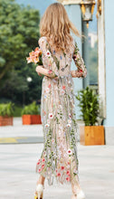 Load image into Gallery viewer, Floral Embroidery Maxi Dress