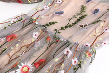 Load image into Gallery viewer, Floral Embroidery Maxi Dress