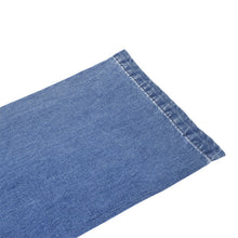 Load image into Gallery viewer, Blue Ruffled Lace-up Denim Jumpsuit