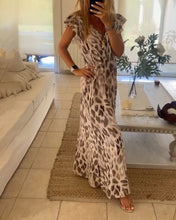 Load image into Gallery viewer, Leopard Print Maxi Dress