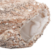 Load image into Gallery viewer, Gold Sequins Long Sleeve Mini Dress