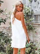 Load image into Gallery viewer, Single Shoulder Kimono Sleeve Mini Dress
