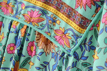 Load image into Gallery viewer, Boho Long Sleeves Floral Loose Midi Dress