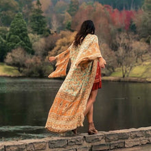 Load image into Gallery viewer, Vintage Print Kimono