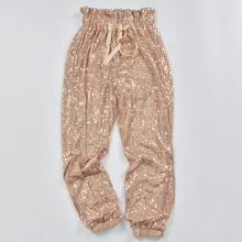 Load image into Gallery viewer, Gold Sequins Party Pants