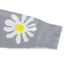 Load image into Gallery viewer, Orange Daisy Print Long Sleeve Cardigan