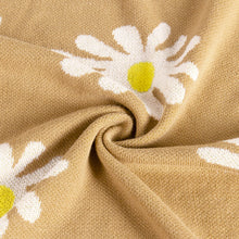 Load image into Gallery viewer, Orange Daisy Print Long Sleeve Cardigan