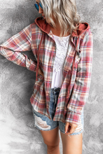 Load image into Gallery viewer, Unstoppable Soul Plaid Print Hoodie