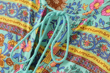 Load image into Gallery viewer, Boho Long Sleeves Floral Loose Midi Dress