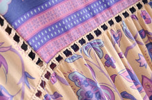 Load image into Gallery viewer, Boho Floral Print Long Sleeve Loose Maxi Dress