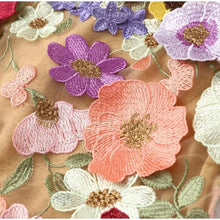 Load image into Gallery viewer, Floral Embroidery Lace Sleeveless Party Mini Dress