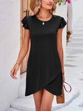 Load image into Gallery viewer, Ruffled Cap Sleeve Mini Dress