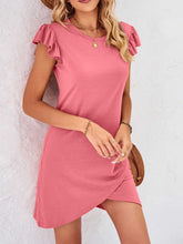 Load image into Gallery viewer, Ruffled Cap Sleeve Mini Dress