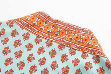Load image into Gallery viewer, Boho Floral Patterns Kimono Cover Up