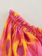 Load image into Gallery viewer, Red Print Smocked Midi Dress