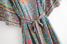 Load image into Gallery viewer, Boho Loose Print Kimono Cover up