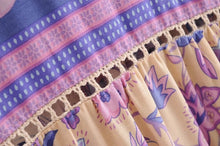 Load image into Gallery viewer, Boho Floral Print Long Sleeve Loose Maxi Dress