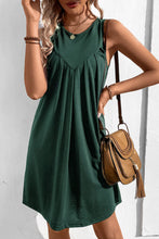 Load image into Gallery viewer, Round Neck Sleeveless Mini Dress