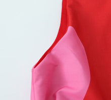 Load image into Gallery viewer, Red Floral Cut Out Midi Dress