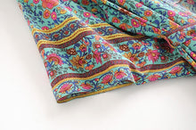 Load image into Gallery viewer, Boho Loose Print Kimono Cover up