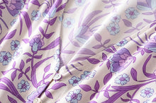Load image into Gallery viewer, Boho Floral Print Short Sleeves Midi Dress