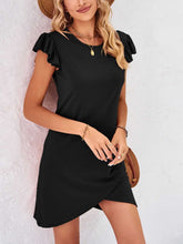 Load image into Gallery viewer, Ruffled Cap Sleeve Mini Dress