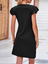 Load image into Gallery viewer, Ruffled Cap Sleeve Mini Dress