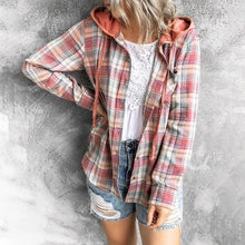 Load image into Gallery viewer, Unstoppable Soul Plaid Print Hoodie