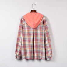 Load image into Gallery viewer, Unstoppable Soul Plaid Print Hoodie