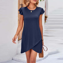 Load image into Gallery viewer, Ruffled Cap Sleeve Mini Dress