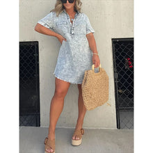Load image into Gallery viewer, Classci Washed Shirt Dress
