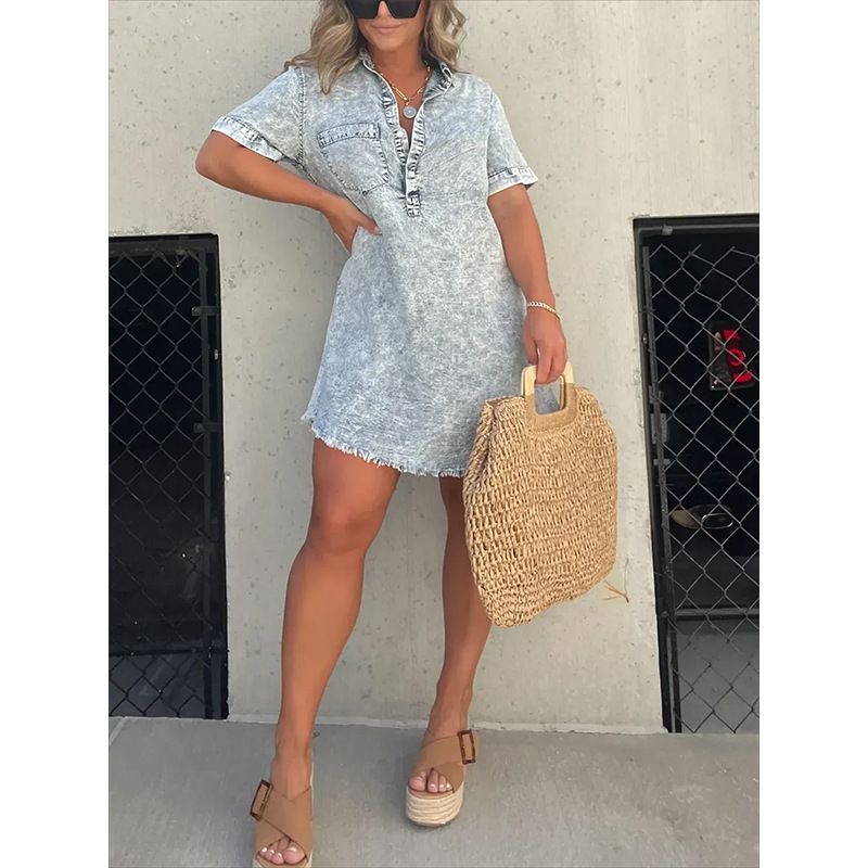 Classci Washed Shirt Dress