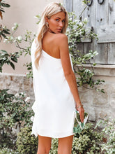 Load image into Gallery viewer, Single Shoulder Kimono Sleeve Mini Dress
