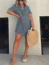 Load image into Gallery viewer, Classci Washed Shirt Dress
