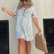 Load image into Gallery viewer, Classci Washed Shirt Dress
