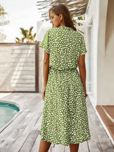 Load image into Gallery viewer, Beige Dots Print Midi Dress
