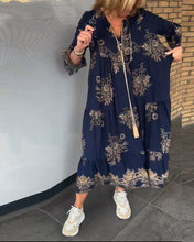 Load image into Gallery viewer, Print Loose Midi Dress
