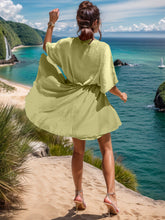 Load image into Gallery viewer, Surplice Half Sleeve Mini Dress
