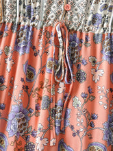 Load image into Gallery viewer, Pink Print Tiered Maxi Dress
