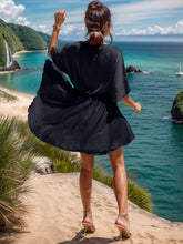 Load image into Gallery viewer, Surplice Half Sleeve Mini Dress
