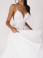 Load image into Gallery viewer, Classic Spaghetti Straps Midi Dress
