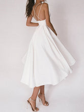 Load image into Gallery viewer, Classic Spaghetti Straps Midi Dress
