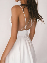 Load image into Gallery viewer, Classic Spaghetti Straps Midi Dress
